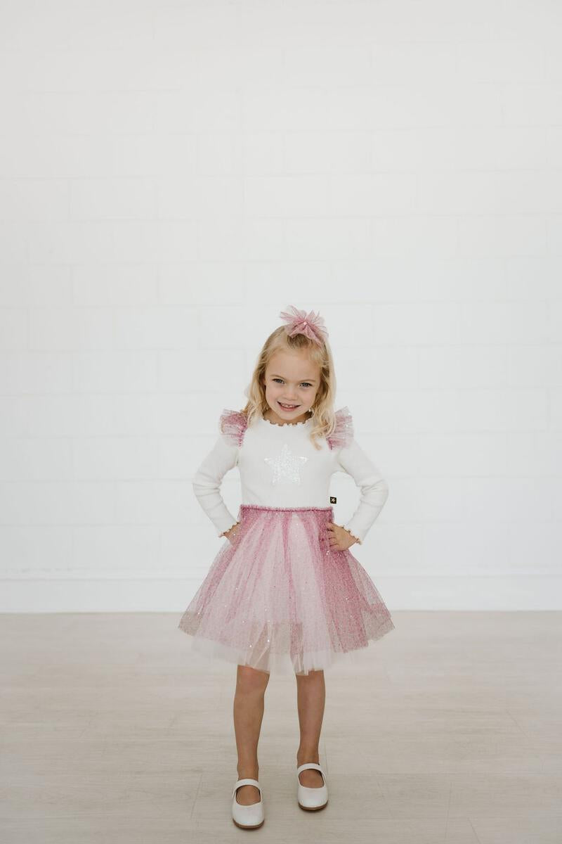 Frill Flower Tutu Pink