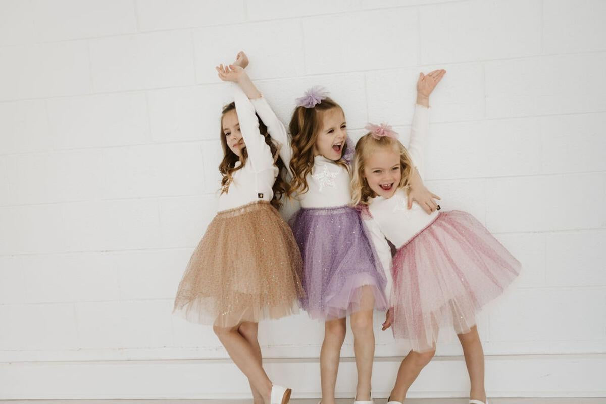 Frill Flower Tutu Gold