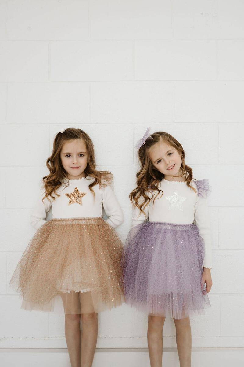Frill Flower Tutu Gold