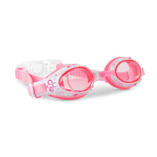 Pearl White Beautiful Bows Girl Kids' Swim Goggles