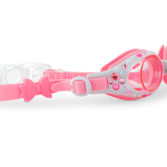 Pearl White Beautiful Bows Girl Kids' Swim Goggles