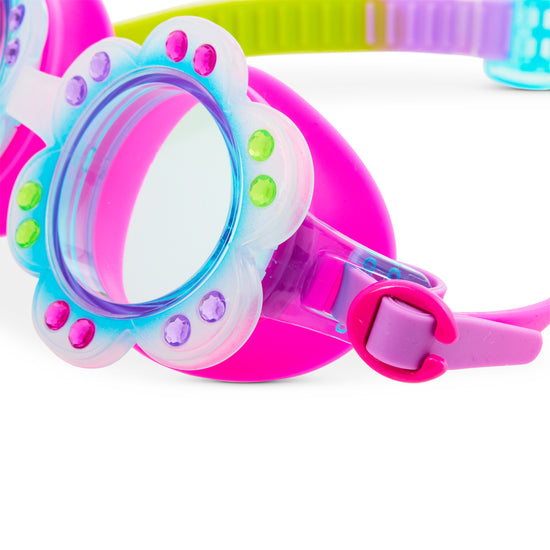 Blossom Blue Petals Girl Kids' Swim Goggles