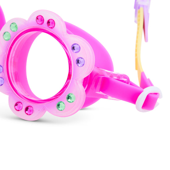 Purple Petunia Petals Girl Kids' Swim Goggles