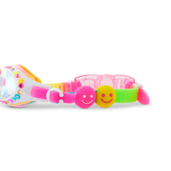 Positively Pink Smile Girl Kids' Swim Goggles