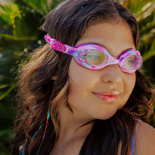 Cherry Twist Tiny Taffy Girl Kids' Swim Goggles