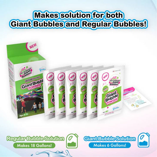WOWmazing Giant Bubble Powder (6-Pack)