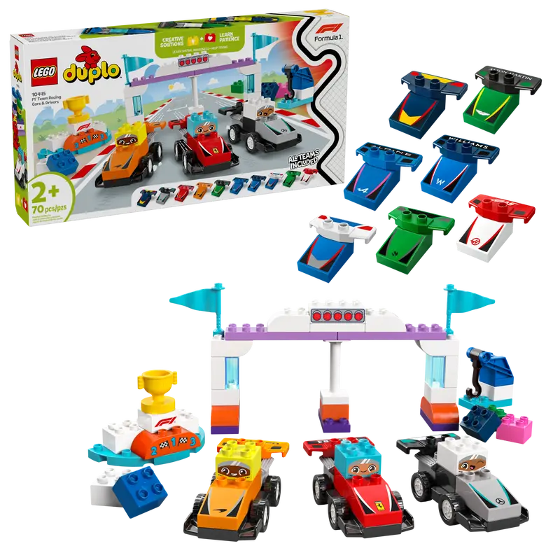 10445 F1 Team Race Cars & Drivers
