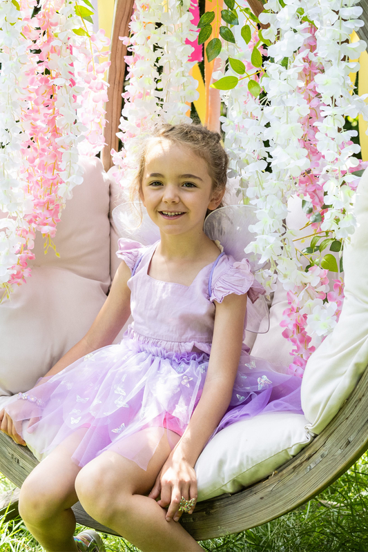 Flutter Butterfly Skirt & Wings Lilac Size 4-6