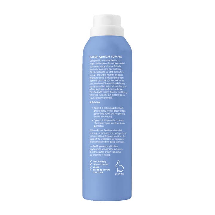 Think Sport Spf 50 All Sheer Mineral Sunscreen Spray