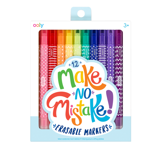 make no mistake erasable markers - set of 12