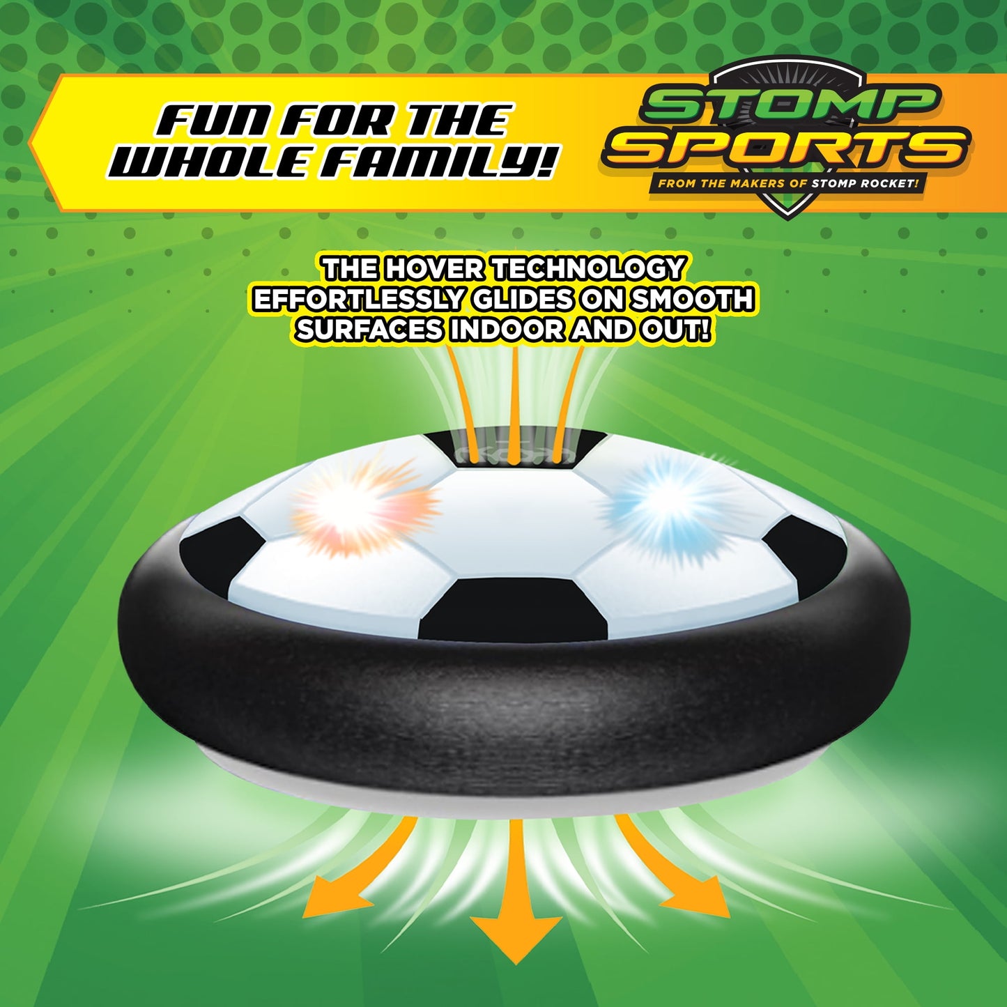 Stomp Sports Hover Soccer Ball with LED Lights