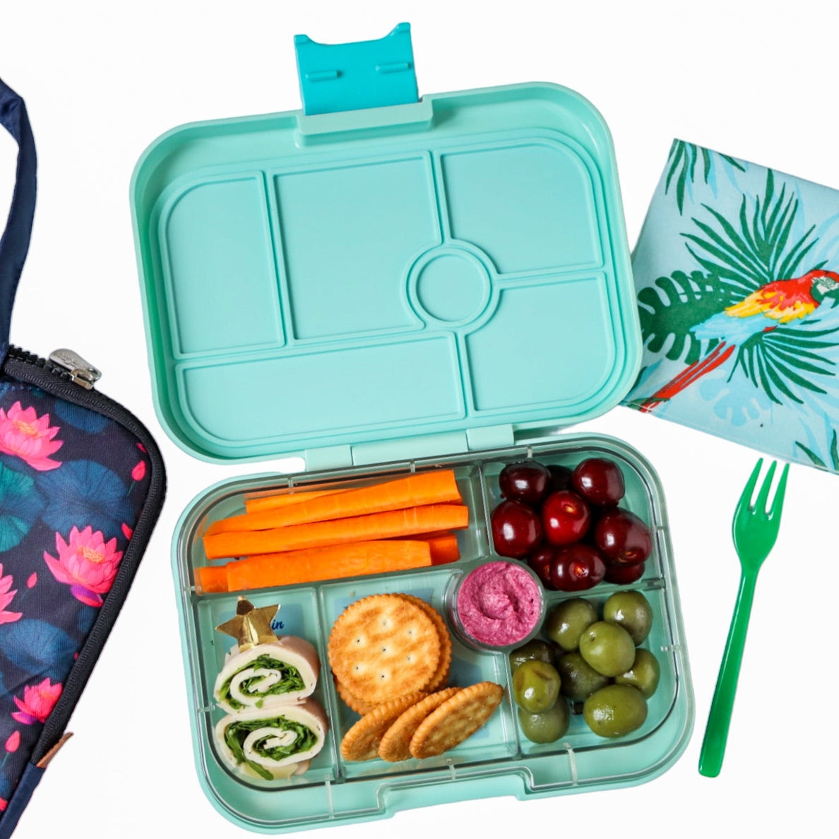 Leakproof Bento Box For Kids - Yumbox Serene Aqua
