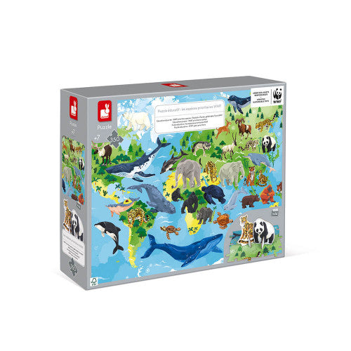 350-piece Priority Species educational puzzle