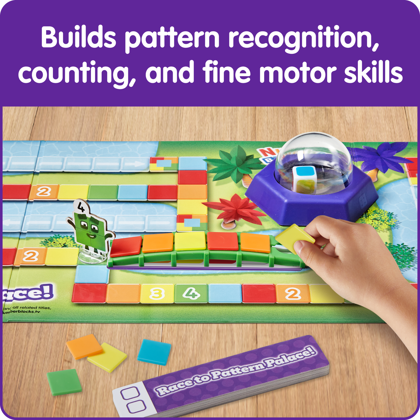 Numberblocks Race to Pattern Palace Board Game