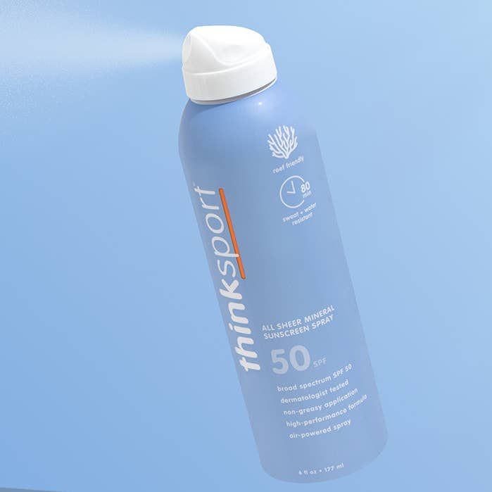 Think Sport Spf 50 All Sheer Mineral Sunscreen Spray