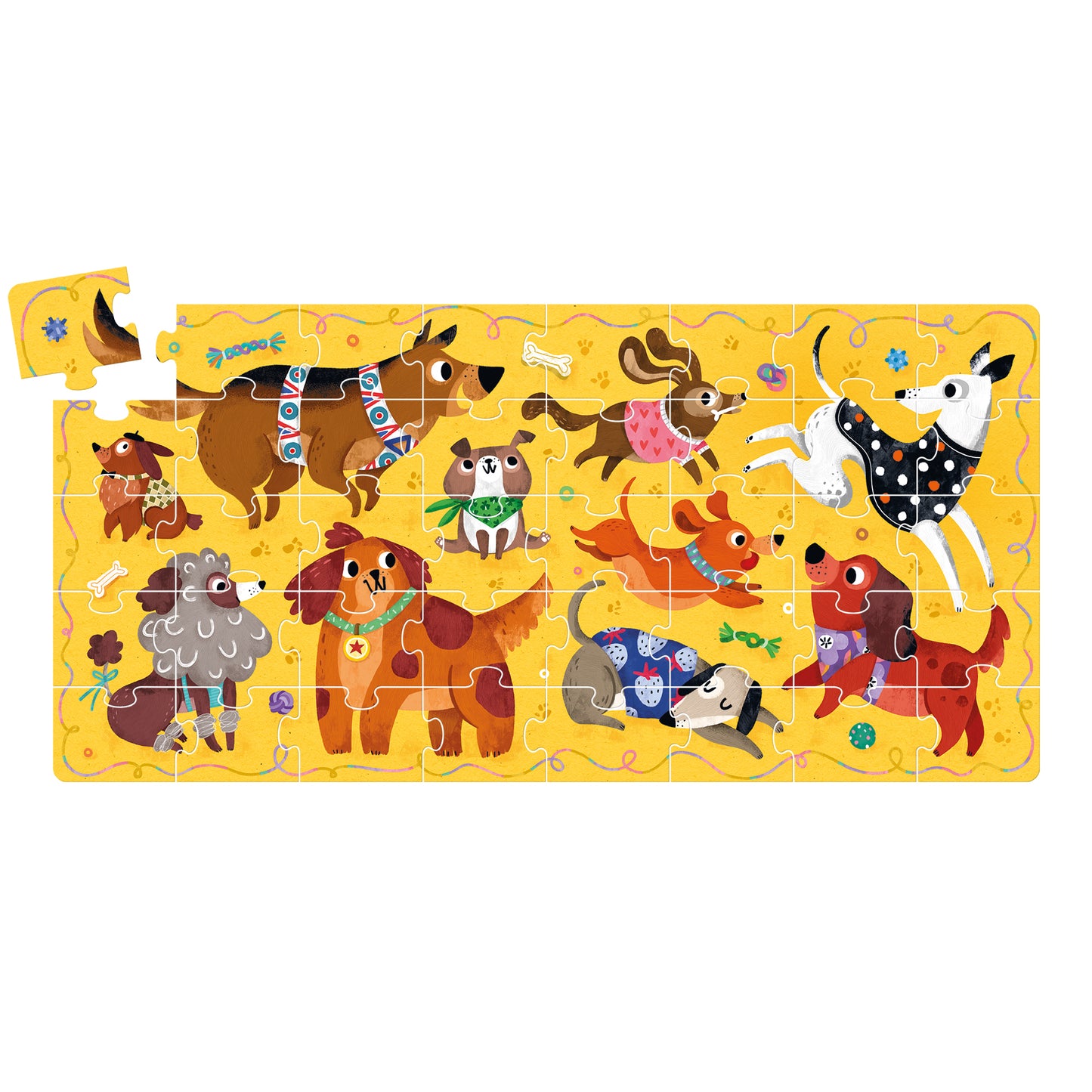I Love Dogs Puzzle 3+