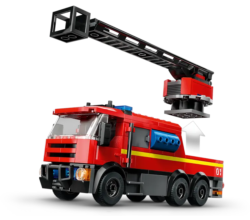 60414 Fire Station with Fire Truck