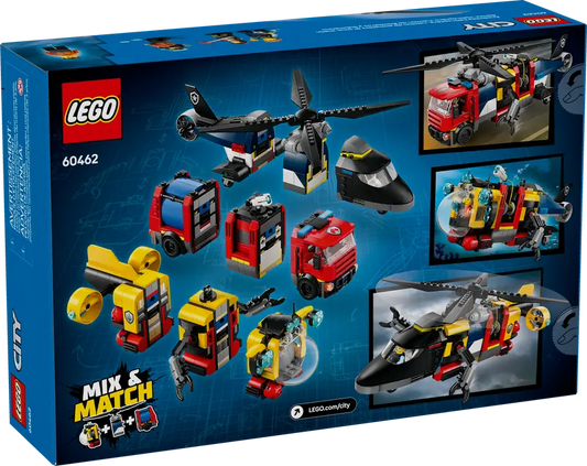 60462 Helicopter, Fire Truck & Submarine Remix