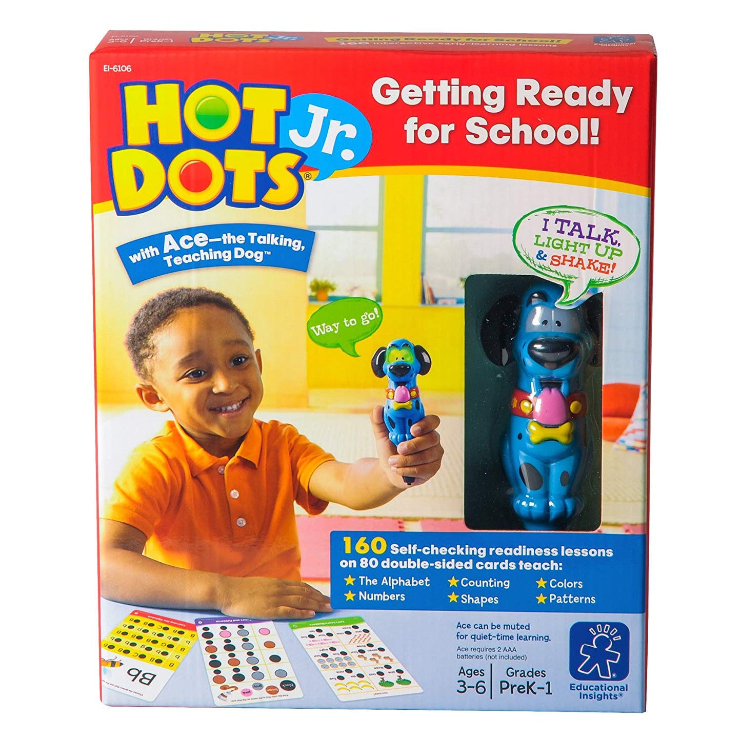 Hot Dots® Jr. Getting Ready for School!