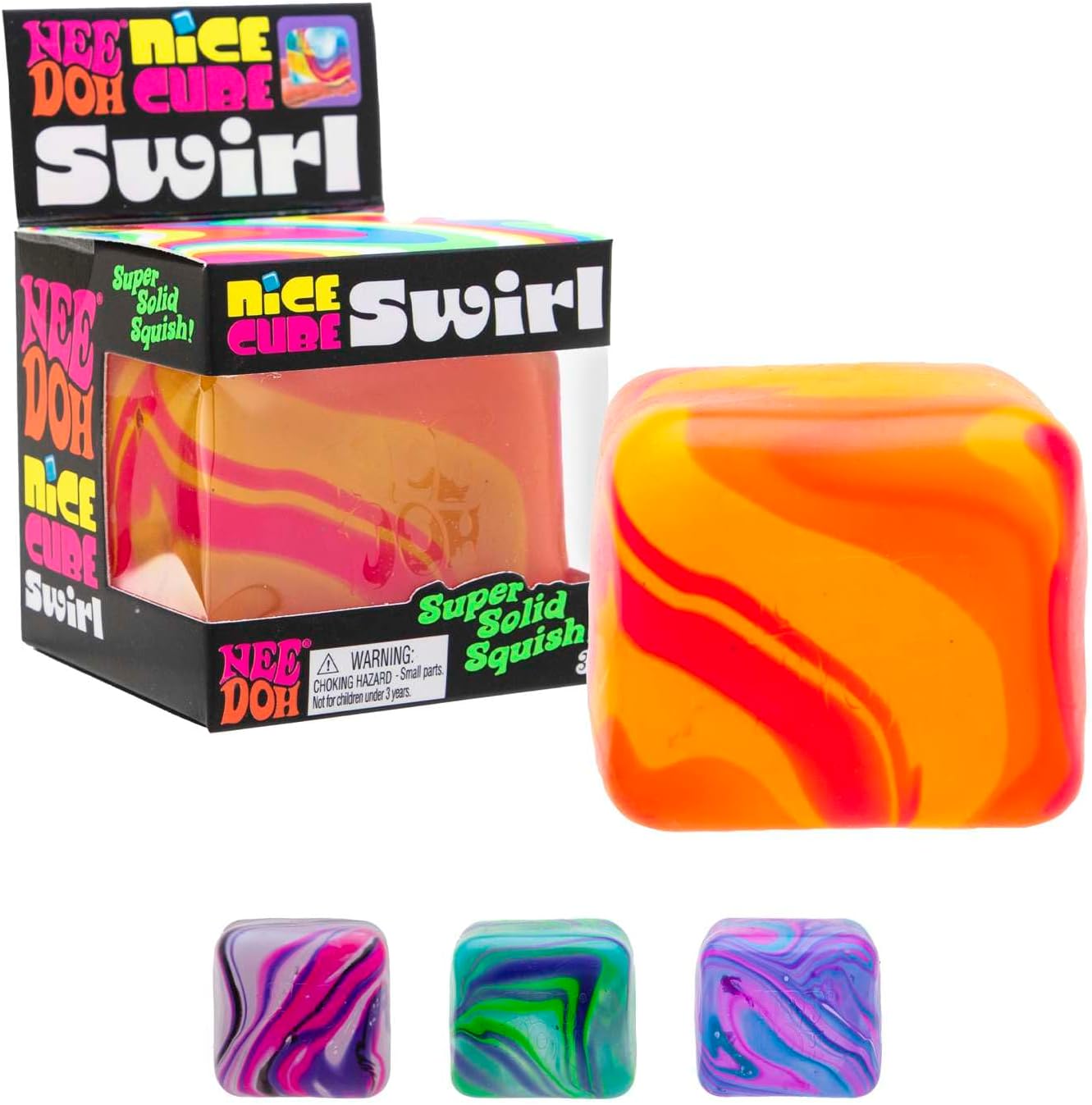 Needoh Nice Cube Swirl - Assorted Colors