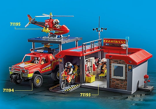 71193 Take Along Fire Station