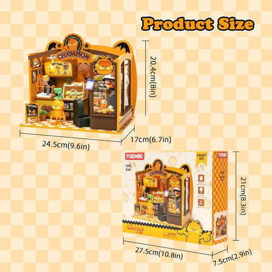 Puremind The Garfield Movie Café Wooden Craft Kit