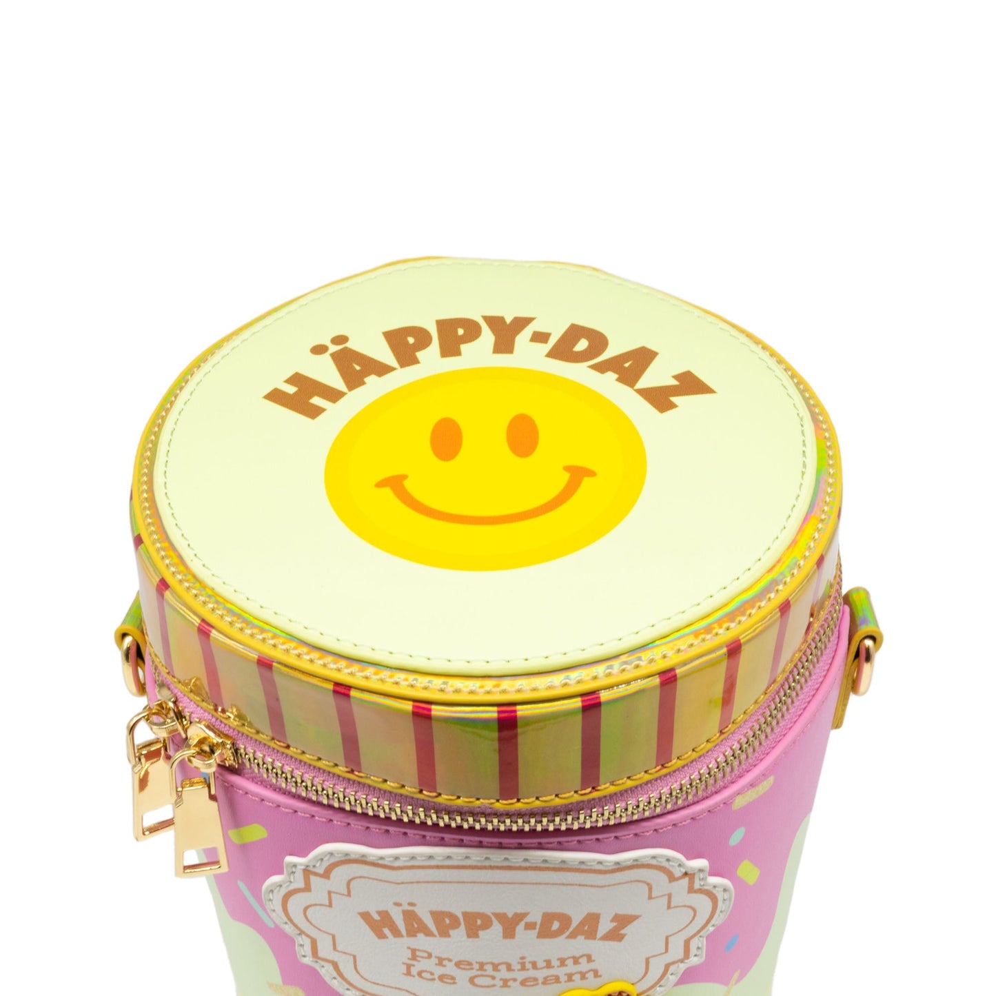 Happy Daz Ice Cream Tub Handbag - Strawberry