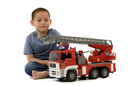 Bruder 02771 MAN Fire Engine w/ Water Pump and Light & Sound Module