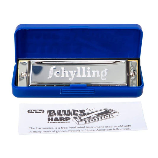 BLUES HARMONICA IN PLASTIC CASE