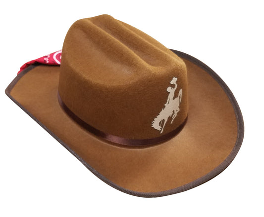 Jr. Cowboy Hat (Brown) Rodeo w/Bandanna
