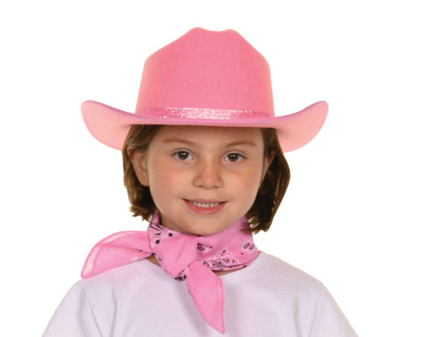 Cowboy Hat with Pink Sparkle