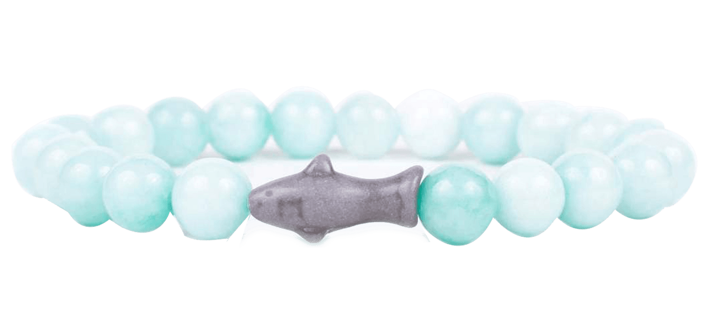 The Voyage Bracelet  Shark - Seafoam