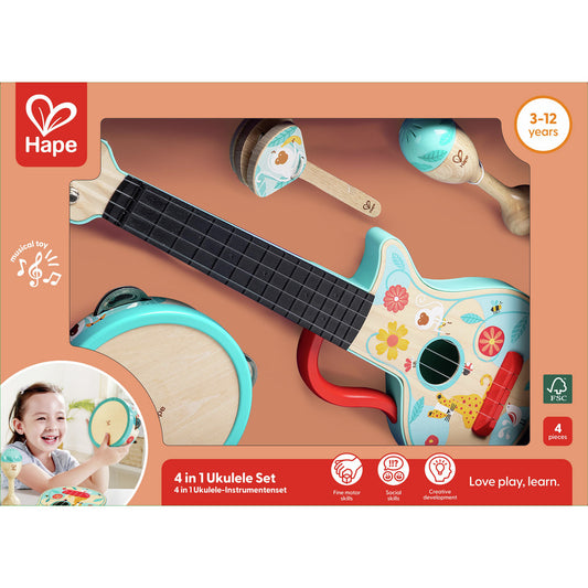4-in-1 Ukulele Set
