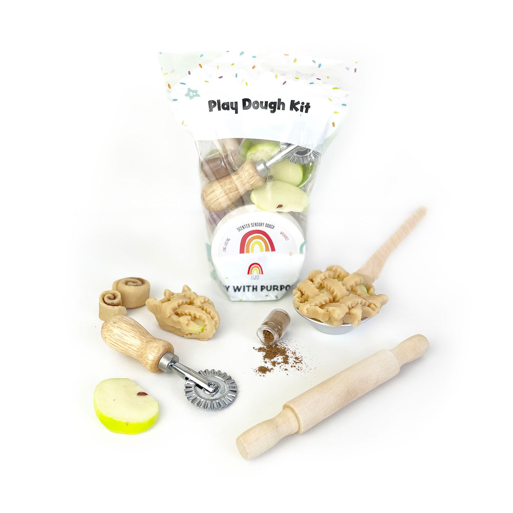 APPLE PIE SENSORY PLAY DOUGH PLAY KIT