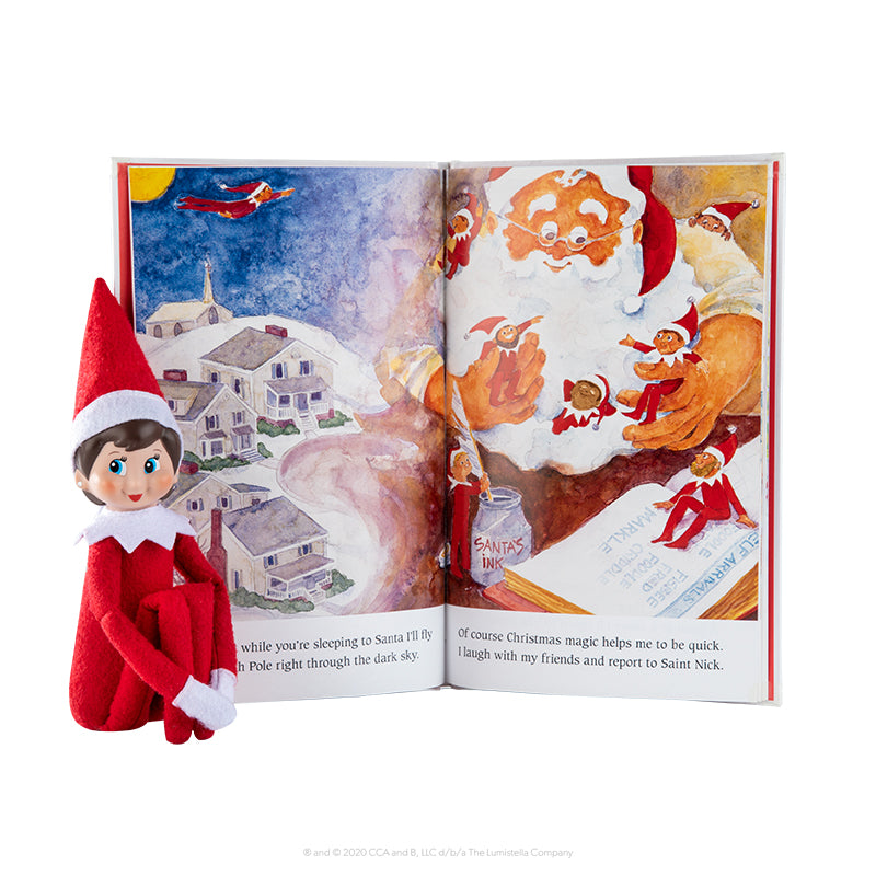 The Elf on the Shelf® Tradition - (English book) Boy with Blue Eyes