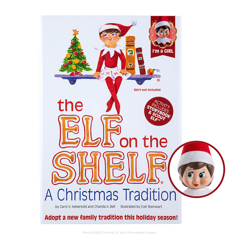 The Elf on the Shelf® Tradition - (English book) Girl with Blue Eyes