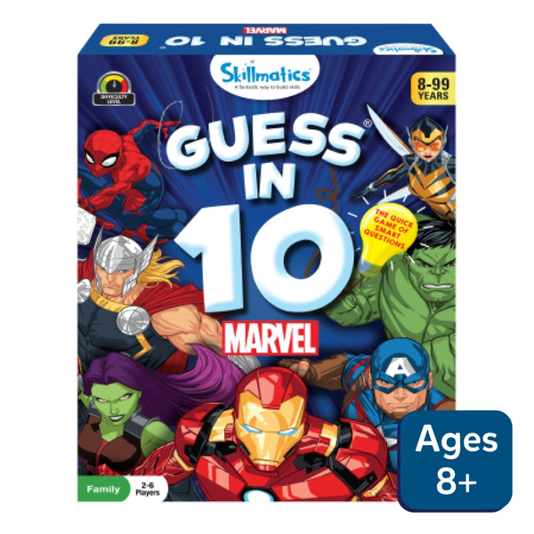 Guess in 10: Marvel  Trivia card game – MONSTER KIDS