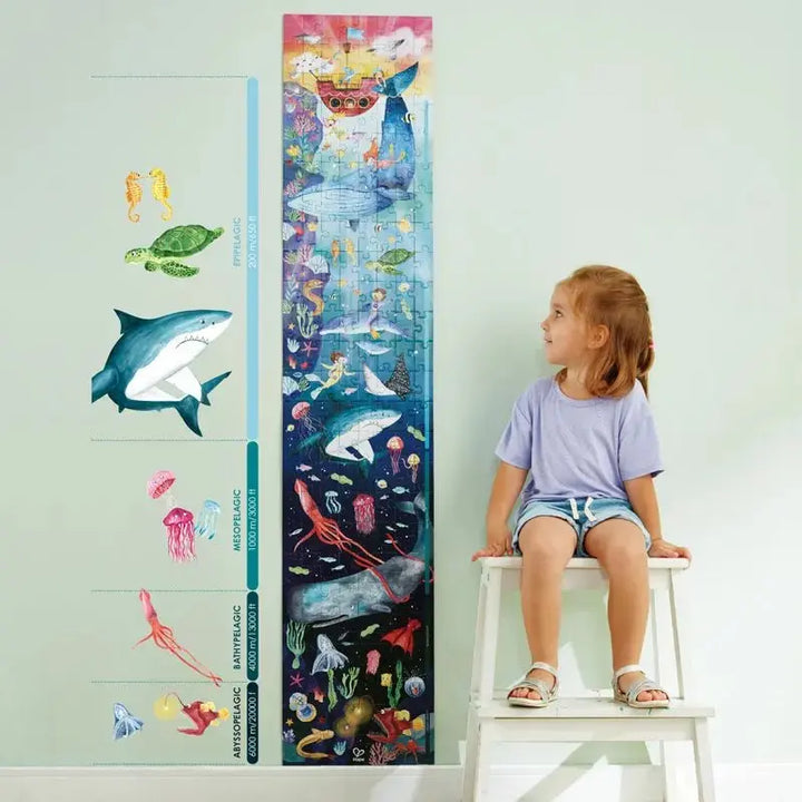 Ocean Life Puzzle 200 pcs Colorful Giant long puzzle