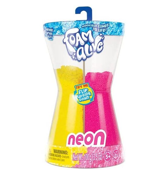 Foam Alive Neon Hourglass