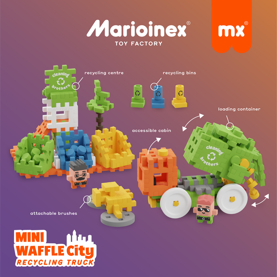 Mini Waffle City - Recycling Truck