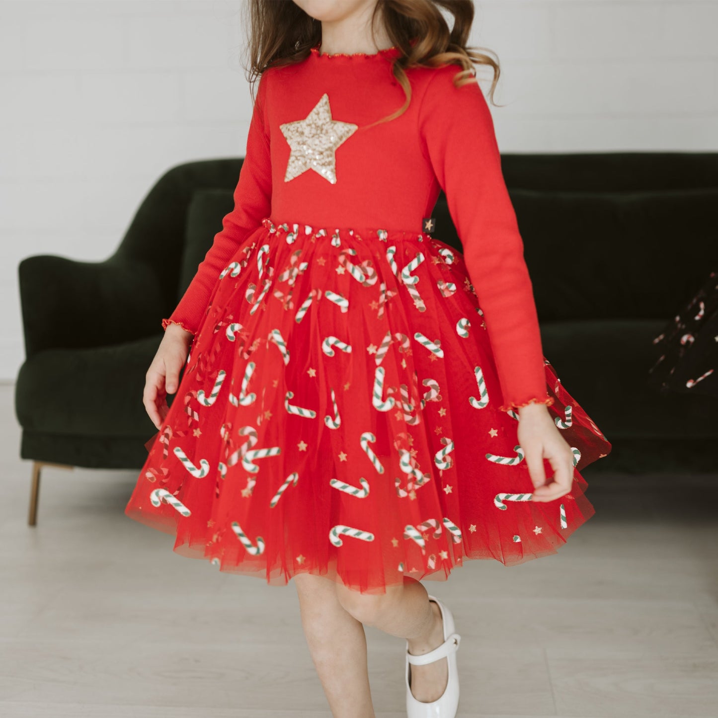 CANDY CANE TUTU DRESS