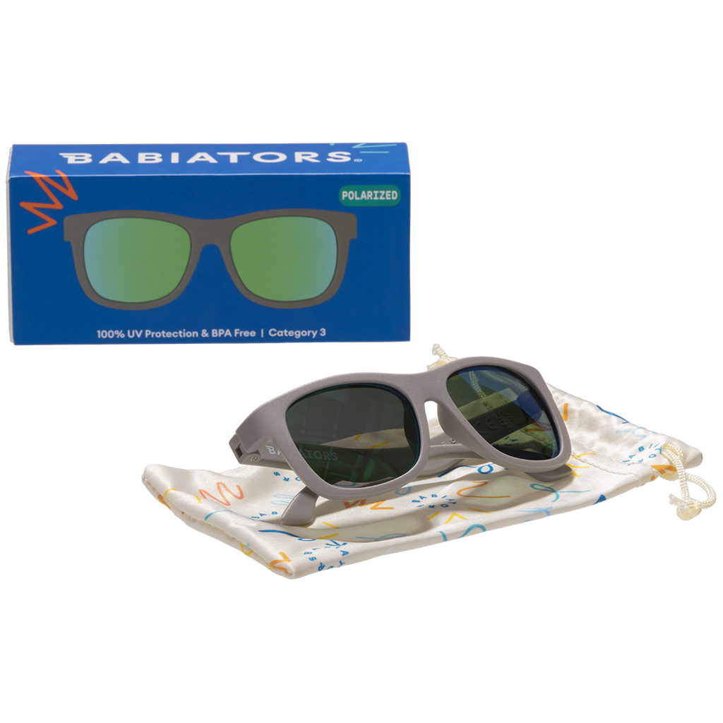 Graphite Gray Polarized Navigator | Green Mirrored Lens