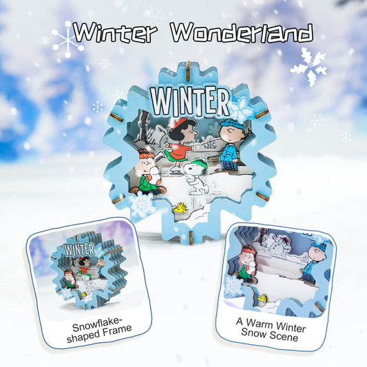 Snoopy Wooden Theater· Winter Wonderland·3D Puzzles