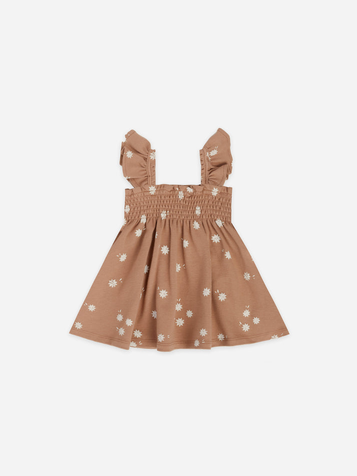 Smocked Jersey Dress | Sunburst