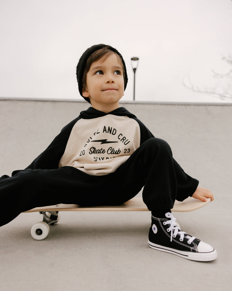 Raglan Hoodie || Skate Club