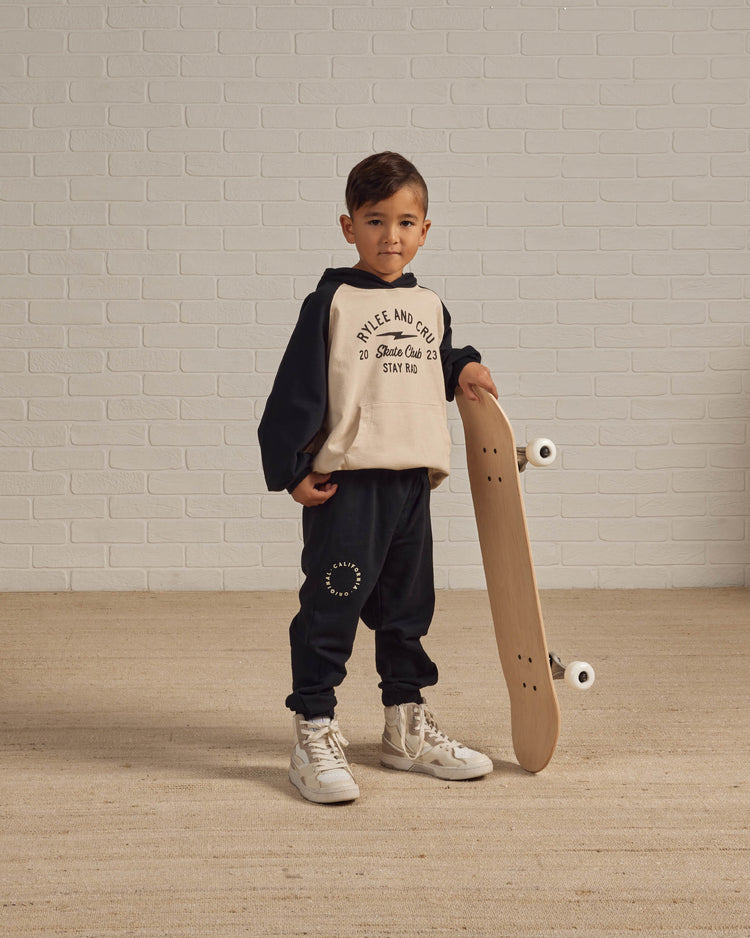 Raglan Hoodie || Skate Club