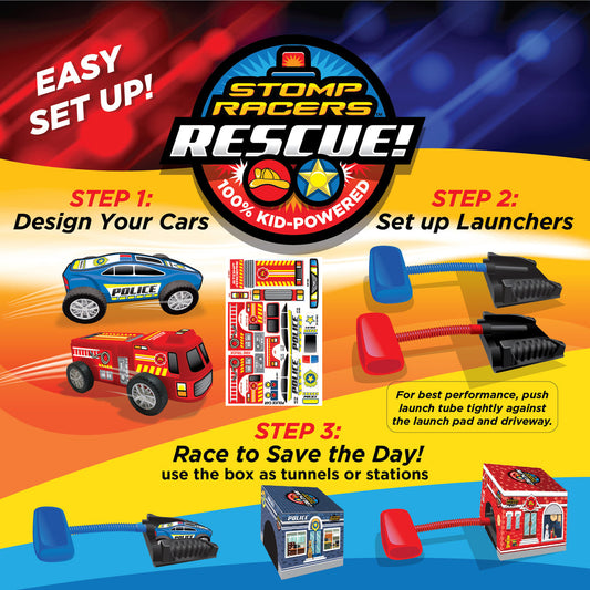 Stomp Rocket® Rescue Racers™