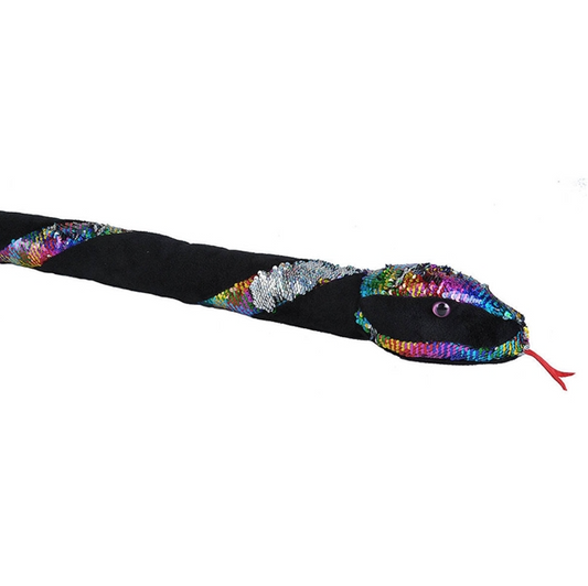 Snake-Sequin Rainbow Twist - 54"
