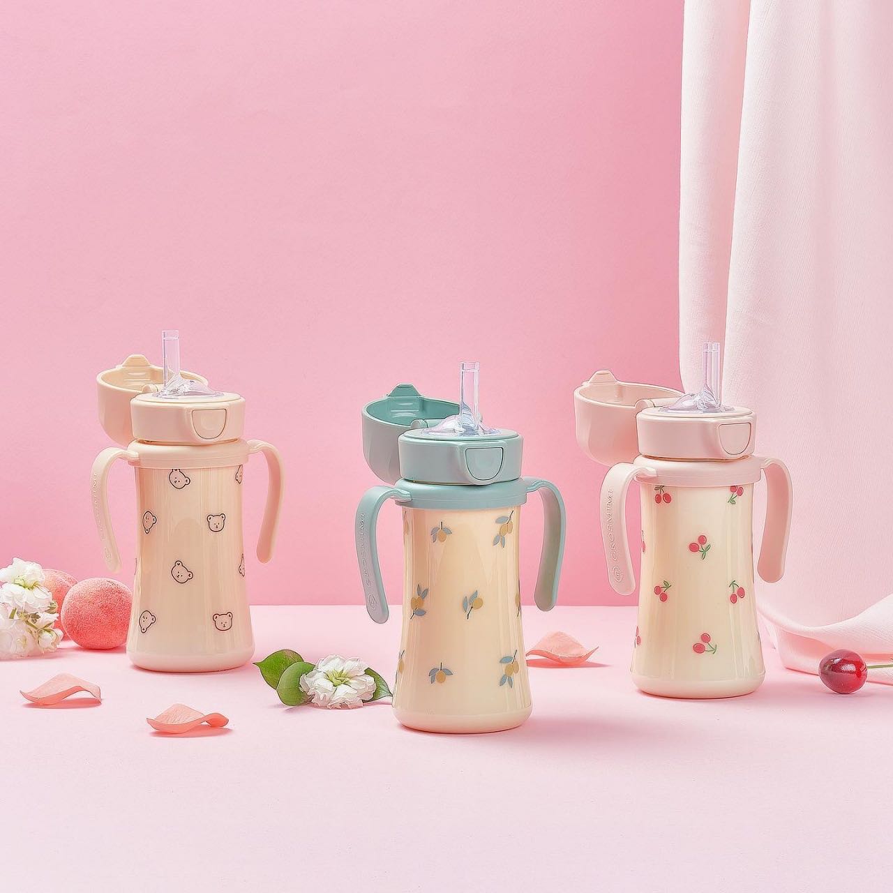 Grosmimi PPSU Olive Straw Cup