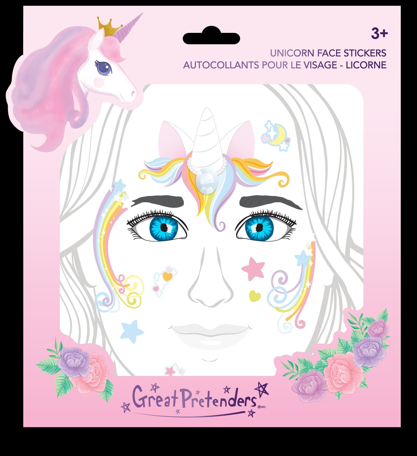 UNICORN FAIRY FACE STICKERS